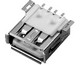 帖片式 USB A F180°